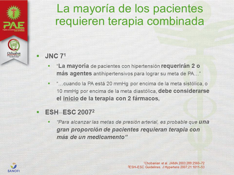 Farmacoterapia combinada para hipertensión ppt Farmacoterapia combinada para hipertensión ppt